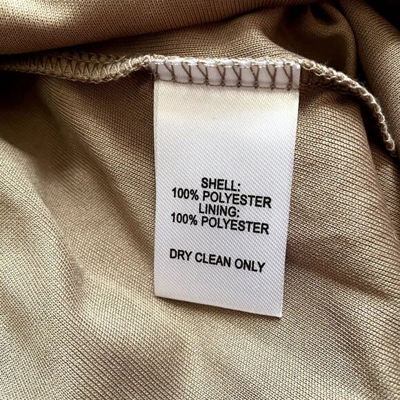 Lulus Heavenly Hues Taupe Tan Maxi Dress Formal Prom Bridesmaid Wedding Size XS - Picture 9 of 10